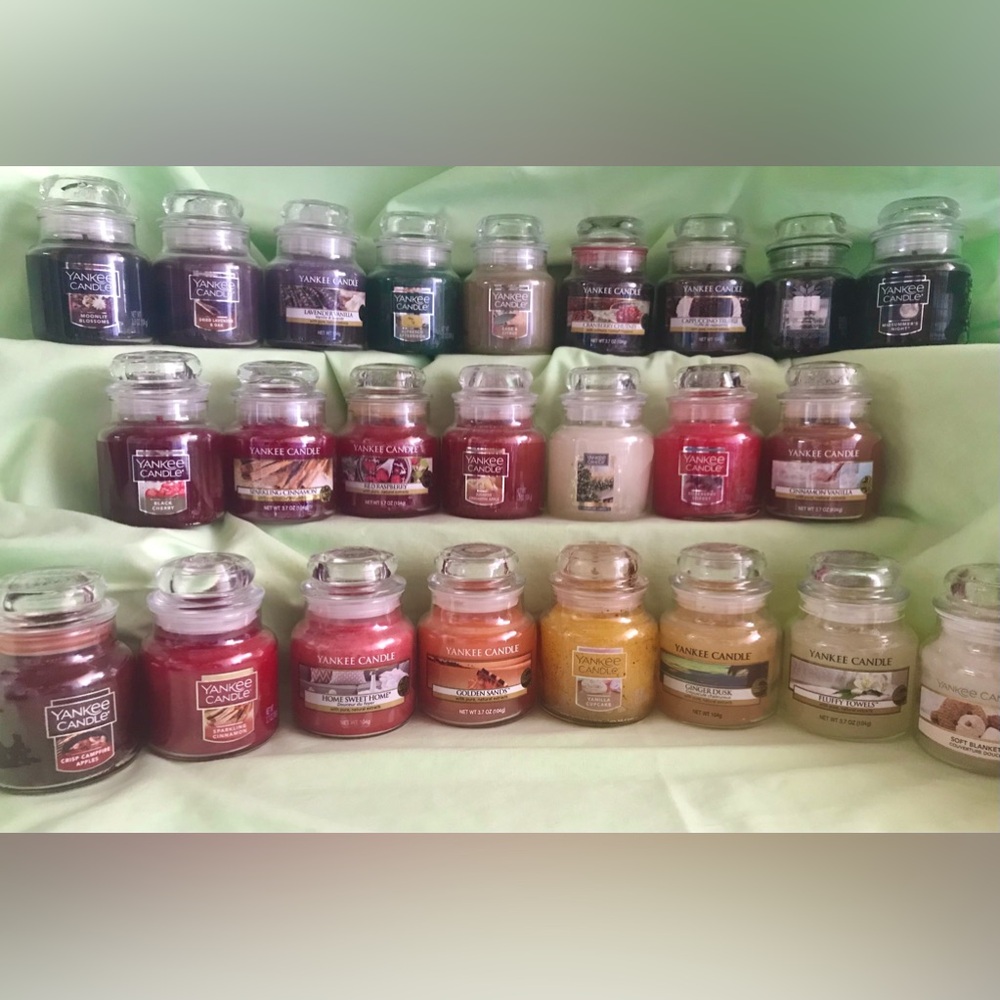 7 SEVEN Yankee Candle Small Jar Lot bundle
